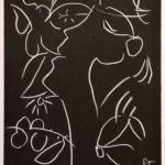 30. Daphne (2001 Pastel on black paper 26 x 19cm)
